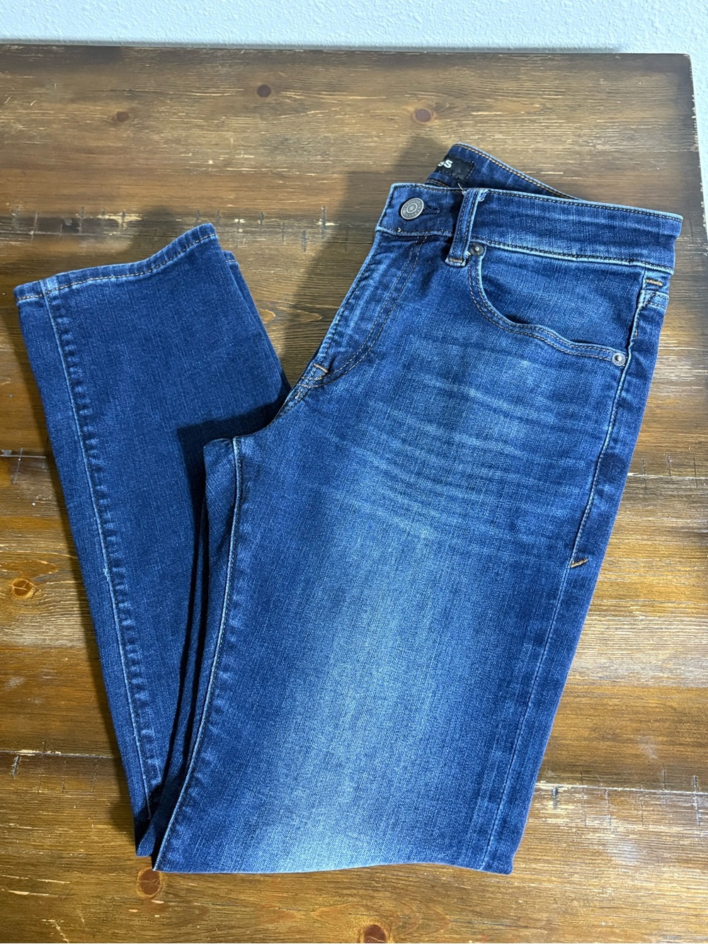 Express Slim Men's Blue Jeans Hyper Stretch